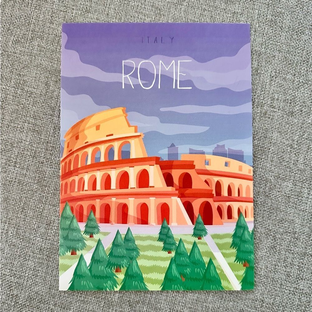 Rome Italy Colosseum Travel Print